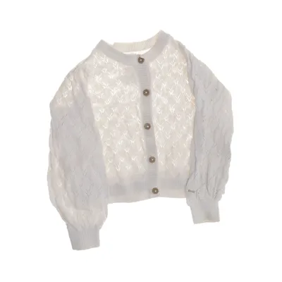 Cardigan (White) from Newbie by KappAhl Cotton