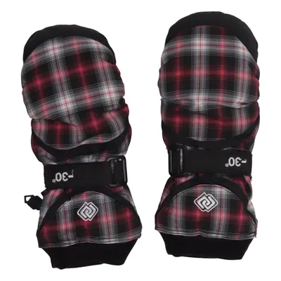 Mittens (Black, Red, Multicolored) from Kombi Elastane, Leather, Polyamide, Polyester
