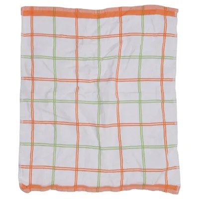 Kitchen towel (White, Orange, Green) from Classic Collection Cotton