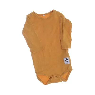 Body (Gul) från Mini Rodini Elastan, Ekologisk bomull