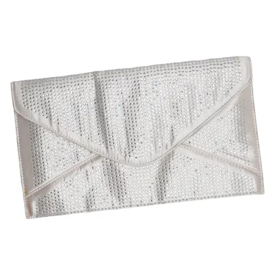 Clutch bag (White, Silver) from Accessories MQ