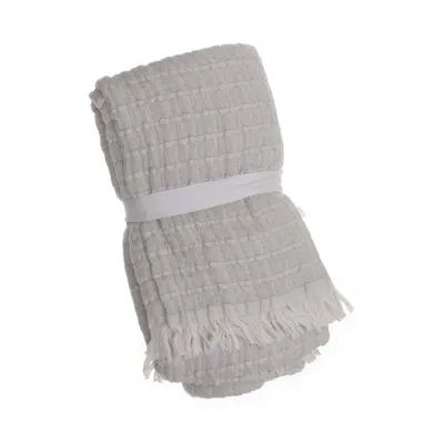 Pläd (Beige) från Jysk Bomull, Polyester