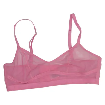 Bralette (Pink) from Understatement Elastane, Polyamide