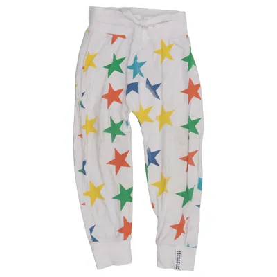 Pyjamahose (Weiß, Mehrfarbig) von Geggamoja Collection Elasthan, Bio-Baumwolle