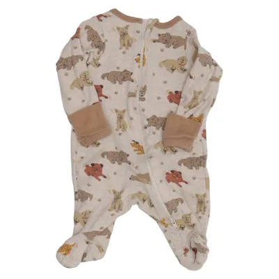 Barboteuse (Beige, Multicolore) de Wonder Nation Coton, Polyester recyclé