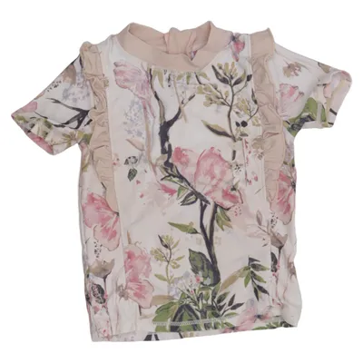 Badtröja (Vit, Rosa, Grön) från MIX Elastan, Polyester