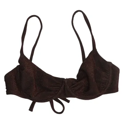 Bikini top (Bruin) van Lindex Elastaan, Polyamide