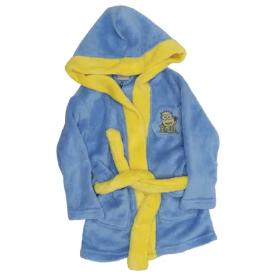 Bathrobe (Blue, Yellow) from Despicable Me Polyester