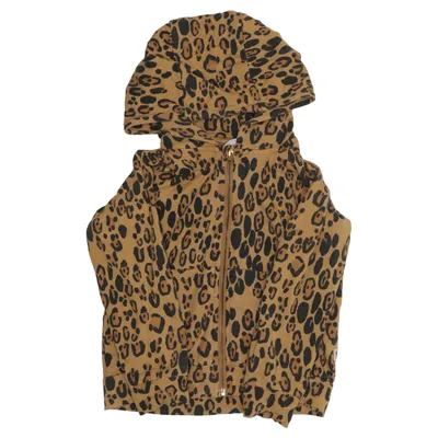 Hoodie (Brown, Black) from Mini Rodini Elastane, Modal