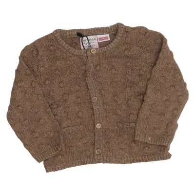 Kofta (Brun) från Zara Knitwear Akryl, Angora, Polyamid, Viskos