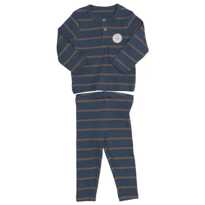 Set (Blå, Brun) från ICA I Love Eco Elastan, Ekologisk bomull