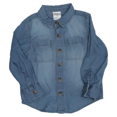 Chemise en jean (Bleu) de Okie-dokie Coton