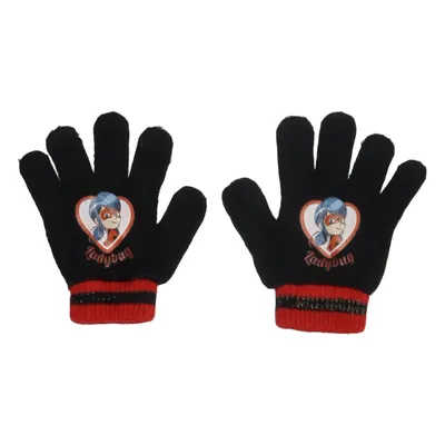 Handskar (Svart, Röd) från Miraculous Akryl, Elastan, Polyester