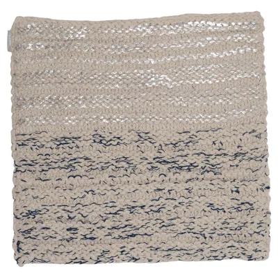 Sierkussensloop (Beige, Blauw) van Linnea
