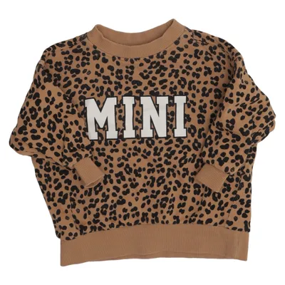 Sweatshirt (Brown, Black) from Mini Gina Tricot Cotton