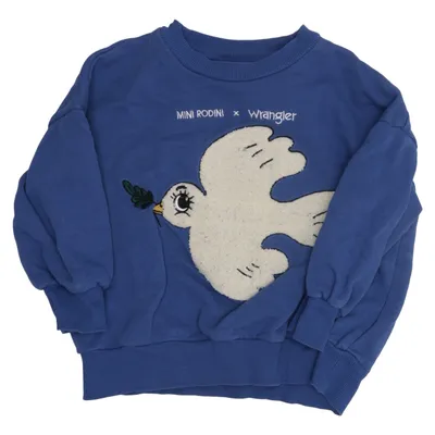 Sweatshirt (Blå) fra Mini Rodini x Wrangler Bomuld