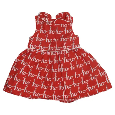 Dress (Red, White) from Next Baby Cotton