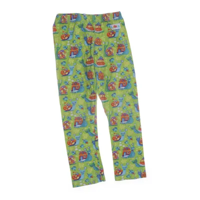 Leggings (Grøn, Flerfarvet) fra Babauba Bomuld, Elastan