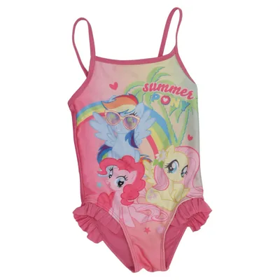 Baddräkt (Rosa, Flerfärgad) från My Little Pony Elastan, Polyester