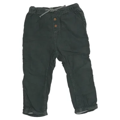 Corduroy broek (Groen) van H&M Baby Katoen, Viscose