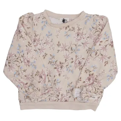Sweatshirt (Beige, Multicolored) from Newbie by KappAhl Cotton
