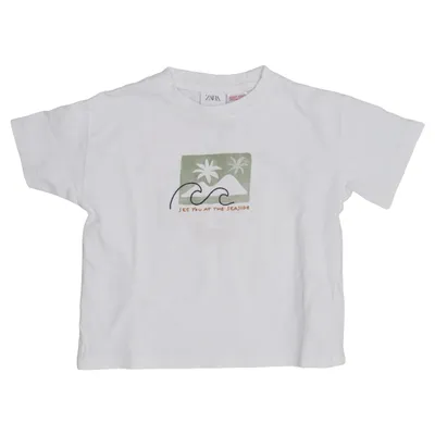 T-shirt (Hvid) fra Zara Bomuld