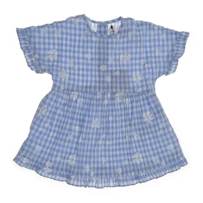 Klänning (Blå, Vit, Gul) från Zara Bomull, Elastan, Polyester