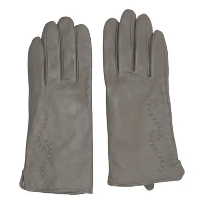 Gants en cuir (Gris)