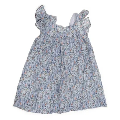 Dress (White, Blue, Multicolored) from La Coqueta Cotton