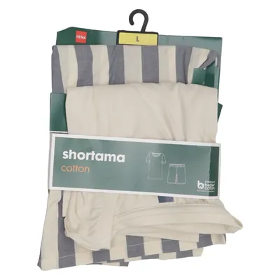 Pyjamas (Blå, Vit) från Hema Bomull