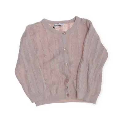 Kofta (Rosa) från Baby Bomull, Metallfiber