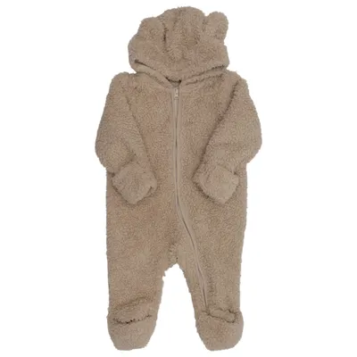 Barboteuse (Beige) de Tiny One Coton, Polyester recyclé