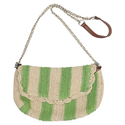 Shoulder-bag (Green, Beige) from By Malene Birger