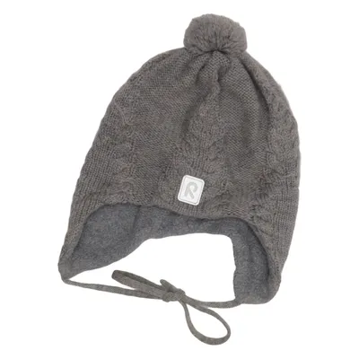 Bobble hat (Gray) from Reima Polyester, Wool