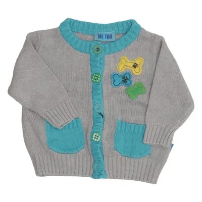 Cardigan (Grijs, Blauw, Meerkleurig) van Me Too Katoen