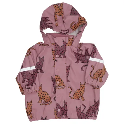 Regenjacke (Pink, Braun, Lila) von Fix by Lindex Polyurethan