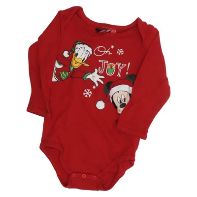 Body (Röd, Vit, Svart) från Disney Baby Bomull