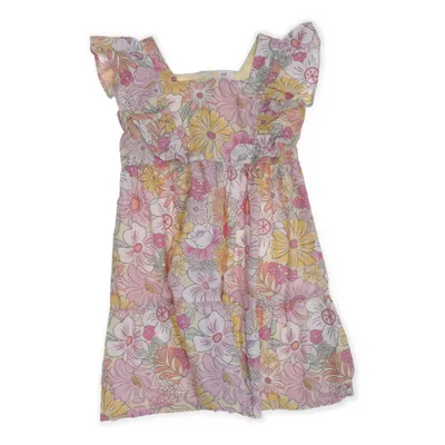 Klänning (Flerfärgad, Gul) från H&M Bomull