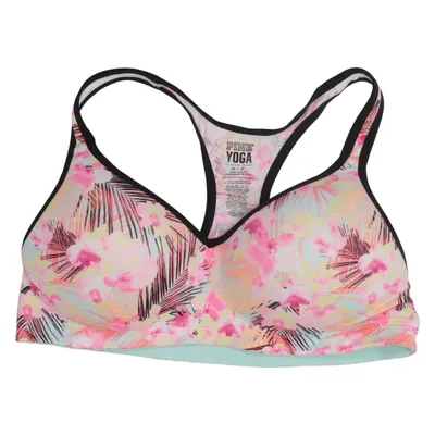 Sports bra (Yoga Push-Up) from Pink Victoria's Secret Elastane, Polyamide