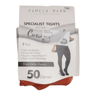 Panty (Rood) van Pamela Mann Elastaan, Polyamide