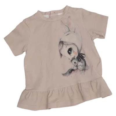 Top (Beige, Mehrfarbig) von Mrs Mighetto x H&M Baumwolle, Elasthan