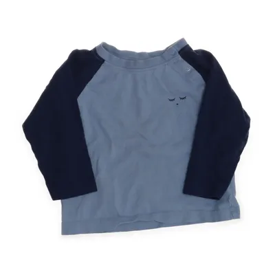 T-shirt à manches longues (Bleu) de Livly Coton, Élasthane