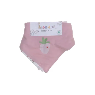 Bib (Pink, White) from Hoodadoo