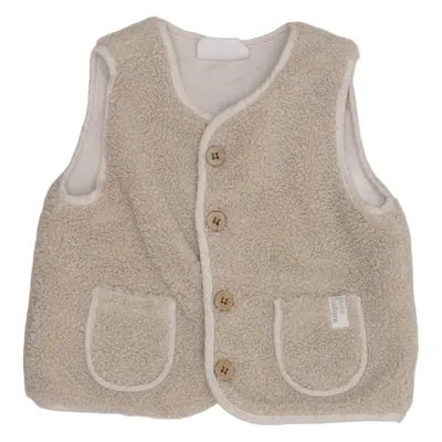 Ydervest (Beige) fra Topomini Genanvendt polyester