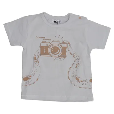 T-shirt (Grijs) van Dirkje Katoen, Elastaan