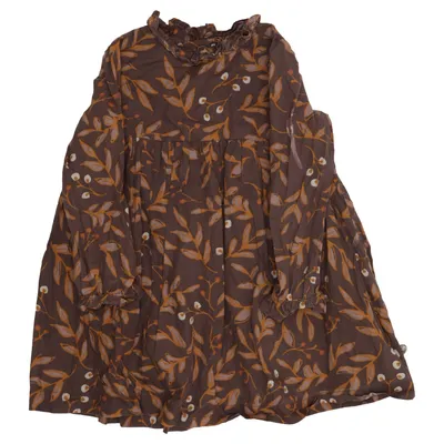 Dress (Brown, Multicolored) from Mini Rodini Cotton