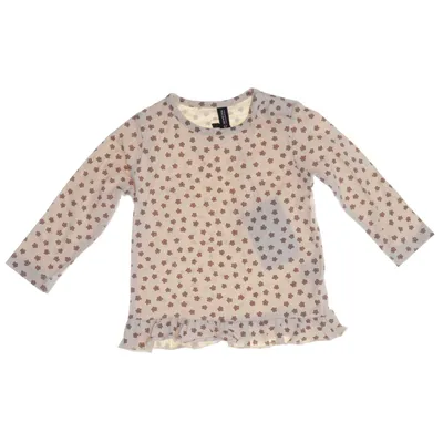 Topp (Beige, Brun) från Newborn Bomull, Elastan