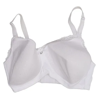Brassière (Blanc) de Abecita Coton, Élasthane, Polyamide