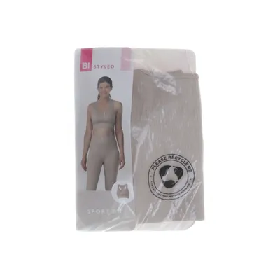 Sports bra (Beige) from Bi Styled Elastane, Polyamide