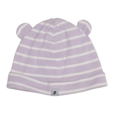 Chapeau (Violet, Blanc) de Polarn O. Pyret Coton biologique